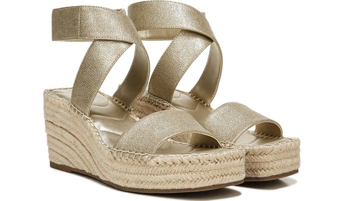 Franco Carezza Espadrille Wedge Sandal
