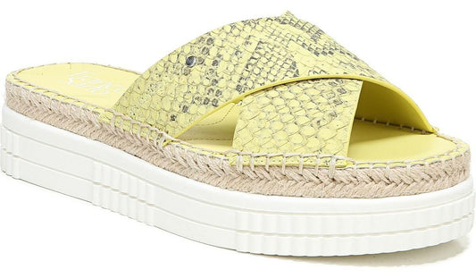 Franco Barb Platform Slide Sandal