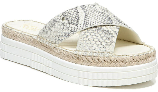 Franco Barb Platform Slide Sandal